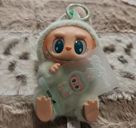 Pop Mart Labubu Plush Toy - Green - Picture 4 of 5